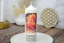 Sviečka 2026 ROK OHNIVÉHO KOŇA - Životná energia, Rozhodnosť, Vášeň, Vlastná cesta Rok 2026 Ohnivého Koňa 17.02.2026 - 05.02.2027 Prináša vysokú životnú energiu a rýchle zmeny, nové príležitosti, odvahu začať nové veci a šancu prekonať sám seba.

Sviečky sú vyrobené z palmového vosku, VYRÁBANÉ RUČNE Z LÁSKOU.