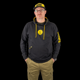 Black cat mikina black hoody - s.