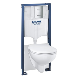 Závesný WC set do ľahkých stien / predstenový GROHE Bau Ceramic 39586000.