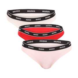 3PACK dámske tangá HUGO viacfarebné (50545680 965) XL.
Dámske tangá HUGO kombinujú čistý moderný dizajn s dôrazom na pohodlie.
Mäkký materiál pre prirodzený komfort
Tangá HUGO sú vyrobené z mäkké a priedušnej bavlny s prímesou elastanu.
Moderný minimalistický štýl ocenia všetky ženy
Elegantný dizajn s čistými líniami dopĺňa výrazný tkaná guma v páse s logom značky, ktorý dodáva tangám moderný športový vzhľad.
Prečo si vybrať tangá HUGO

Prémiový bavlnený materiál s elastanom: Mäkký, pohodlný a pružný.
Značková tkaná guma: Štýlový detail, ktorý dobre drží.
Čistý a nadčasový dizajn: Ideálny na každý deň aj na výnimočné príležitosti.

Značka HUGO – pre sebavedomý a moderný štýl
HUGO je súčasťou svetoznámej módnej značky zameranej na moderný štýl, kvalitu a originalitu.
Ako sa starať o dámske tangá HUGO
Aby si tvoje tangá zachovali svoj vzhľad a kvalitu čo najdlhšie, odporúčame:

Pranie: Per pri 40 ° C, najlepšie naruby, pre dlhšiu životnosť farieb aj gumy.
Sušenie: Nedávaj do sušičky - suš je voľne na vzduchu.
Žehlenie: Možno na nižší stupeň pre bavlnu, ale vyhýbaj sa žehleniu cez gumu.

Tip: Staň sa odborníkom na údržbu spodnej bielizne vďaka radám v našom článku a dopraj svojim obľúbeným kúskom starostlivosť, ktorú si zaslúžia.