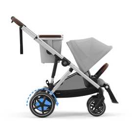 CYBEX Kočík súrodenecký eGazelle S Stone Grey Gold.
Ľahko prekonávajte kopce a nerovné terény e-poháňanou podporou pri
jazde do kopca a redukciu nerovných povrchov, ktorá je špeciálne
koncipovaná tak, aby vášmu dieťaťu a jeho súrodencovi umožnila plynulú
jazdu.
náboj s e-Gazelle S, e-kočíkom pre rozrastajúcu sa rodinu.
Podpora jazdy do kopca s elektro pohonom a redukcia nerovných
povrchov vám pomôže ľahko jazdiť do kopca alebo z kopca a zabezpečí
oveľa plynulejší chod v akomkoľvek teréne.
pohonom je jednoduché vďaka páke a intuitívnemu používateľskému
rozhraniu zabudovanému do riadiaceho systému.
hojdania jemne pohybuje kočíkom dopredu a dozadu a uskladňuje tak
Vaše dieťa.
konfigurácia 20+ vám zabezpečí flexibilitu, ktorú potrebujú všetky
rodiny, najmä keď sa časom rozrastú.

Elektro pohon pri jazde do kopca a redukcia nerovných
povrchov Bez námahy vyjdite do najstrmších kopcov a prekonávajte
najnáročnejšie terény vďaka elektro pohonu pri jazde do kopca a redukcii
nerovných povrchov, ktoré sa dajú ľahko ovládať praktickou pákou.
hojdania** Funkcia automatického hojdania pohybuje kočíkom e-Gazelle
S rytmicky dopredu a dozadu, čím jemne hojdá vaše dieťatko, takže je pred
zaspaním pokojnejšie.

Viac ako 20 konfigurácií S tým, ako sa vaša rodina
mení, modulárny systém All-in-1 vám pomôže prispôsobiť sa prakticky
nekonečným možnostiam kombinovania sedačky k športovej konfigurácii
Gazelle S, vaničiek Gazelle S Cot a detských autosedačiek.

Super priestranný košík kočíka Nosnosť 23 kg je
rozdelená medzi super priestranný košík kočíka a odnímateľný
nákupný košík.

Pás na jedno zatiahnutie Pripútajte svoje dieťa bezpečne
a rýchlo pomocou pásov na jedno zatiahnutie.
bude mať Vaše rastúce dieťatko vždy pohodlie.

Užívateľské prostredie Ovládajte rýchlosť svojho
e-Gazelle S pomocou praktickej páky integrovanej do riadidiel.
intuitívneho užívateľského rozhrania môžete nastaviť intenzitu hojdania,
skontrolovať výdrž batérie a podľa potreby zapnúť alebo vypnúť
napájanie.

Kompaktné rozmery v zloženom stave Napriek svojej
veľkosti sa model e-Gazelle S skladá do dostatočne kompaktnej veľkosti, aby
sa zmestil úložného priestoru alebo kufra auta.

Ergonomická poloha úplne poležiačky Nastavte priestornú
jednotku sedačky do ergonomickej polohy úplne poležiačky, aby ste pre svoje
dieťatko zaistili pohodlie a oporu už od narodenia.

Slnečná strieška XXL Rozšíriteľná slnečná strieška
XXL vyrobená z tkaniny s ochranou UPF50+ chráni dieťa pred počasím a
okolitým prostredím.
ochladzuje a napomáha prúdeniu vzduchu.

Nastaviteľné riadidlá Nájdite si dokonalú polohu pre
tlačenie nastavením výšky riadidiel jednou rukou.

Slnečná strieška s nastaviteľnou výškou Výšku
slnečnej striešky môžete rýchlo nastaviť do troch rôznych polôh, aby
vyhovovala vášmu rastúcemu dieťaťu.
režime vám táto funkcia tiež pomôže pohodlne nasadiť ďalšiu korbu,
jednotku sedačky alebo detskú autosedačku.
parametre:


	Rozmery rozloženého kočíka: 94,5–107,5 × 66 × 100–110 cm (D x
	Š x V)


Rozmery zloženého kočíka: 36 × 56,5 × 77,5 cm (D x Š x V)


	Hmotnosť: 14.7 kg

	Vekový rozsah: od narodenia do približne 4 rokov

	Hmotnosť dieťatka (v jednom režime): maximálne 22 kg

	Hmotnosť dieťatka (v režime Duo): maximálne 2 × 22 kg

	Textilné poťahy možno prať v práčke na 30 °C


Balenie obsahuje:


	e-Gazelle S – rám vrátane koliesok

	Jednotka sedačky (pevné súčasti a textilné výrobky)

	Nákupný košík

	Nárazník

	Slnečná strieška

	Batéria a nabíjačka

	Užívateľská príručka


Kompatibilný s:


	Gazelle S Cot 

	sedačka k súrodeneckej konfigurácii Gazelle
	S 

	detská autosedačka CYBEX (s adaptérmi)
	

	adaptér na autosedačku ku kočíku Gazelle
	S

	pláštenka do dažďa na športovú časť Gazelle
	S 

	pláštenka do dažďa na vaničku Gazelle S
	

	stúpadlo Kid Board Gazelle S 

	držiak nápojov 2in1

	letná vložka Summer Seat Liner 

	fusak Snøgga 2 

	fusak Gold

	slnečník 






Adresa dodávateľa: Cybex, Riedingerstr.18, 954 48,
Bayreuth, Germany, https://cybex-online.com/…tact_us.html