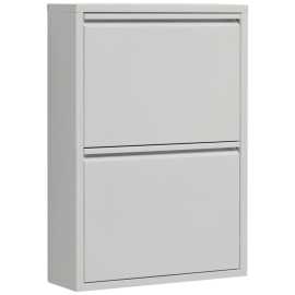 Carryhome VÝKLOPNÁ SKRINKA NA TOPÁNKY, biela, 50/70,5/15 cm.
