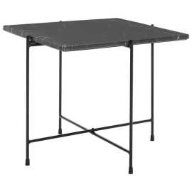 Livetastic KONFERENČNÝ STOLÍK, čierna, kov, kameň, 50/50/45 cm.