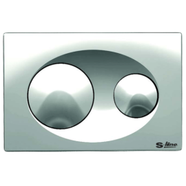 Ceramia S-Line ovládacie tlačidlo plast chróm lesk P40-0120.