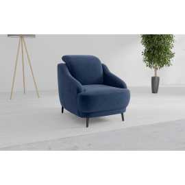 Sit & More KRESLO, textil, modrá.