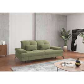 Sit & More 2,5-MIESTNA POHOVKA, textil, svetlozelená.
