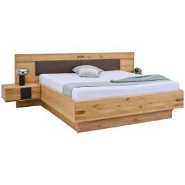 Linea Natura POSTEĽ S NOČNÝMI STOLÍKMI, 180/200 cm, dub bianco.