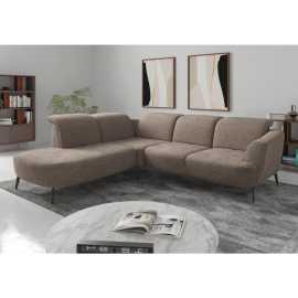Sit & More ROHOVÁ SEDAČKA, textil, cappuccino.