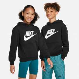 Nike Sportswear Club Fleece Big Kids Hoodie XS. Detská mikina Nike Sportswear Perfektný kúsok pre každé dobrodružstvo, či už ide o behanie, skákanie alebo blbnutie! Detská mikina Nike Sportswear z ľahkého flísu je ideálna pre chladnejšie dni. Výhody  Ľahký flís: Hladký zvonku a česaný vo vnútri pre optimálne teplo a pohodlie. Rebrovaný lem: Udržuje teplo pri tele a poskytuje extra pohodlie.  Pevná kapucňa: Chráni pred nepriaznivým počasím.  Podrobnosti o produkte  Rebrované manžety a spodný lem Kapuccia v kríženom strihu  Mäkký česaný flís Predné klokanie vrecko   Umožnite svojim najmenším vyzrieť na zimu s touto pohodlnou a štýlovou mikinou , ktorá je navrhnutá pre maximálny komfort a teplo.