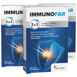 ImmunoFar – podpora imunity 3 v 1 1+2 ZDARMA. 24-hodinová podpora imunitného systému a lepšia ochrana proti choroboplodným mikroorganizmom. Rýchlo pôsobiaci!
