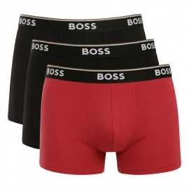 3PACK pánske boxerky BOSS viacfarebné (50554694 463) 3XL, trenky. Pánske boxerky BOSS - elegancia a pohodlie v jednom
Doprajte si dokonalé pohodlie a nadčasový štýl s pánskymi boxerkami BOSS. Tieto boxerky v sebe spájajú luxusný dizajn, precízne spracovanie a kvalitné materiály, aby ste sa cítili skvele po celý deň. Ideálna voľba na každodenné nosenie, pracovné stretnutia aj voľný čas.
Prémiový materiál pre maximálne pohodlie
Boxerky sú vyrobené z vysokokvalitnej zmesi bavlny a elastanu, ktorá poskytuje dokonalú kombináciu jemnosti, priedušnosti a pružnosti. Bavlna je jemná na dotyk, dobre odvádza vlhkosť a je vhodná pre citlivú pokožku. Boxerky sú dostatočne elastické, takže neobmedzujú v pohybe, prispôsobia sa vášmu telu bez nepríjemného zarezávania.
Štýlový dizajn a elegantný vzhľad
Klasický dizajn s decentným logom BOSS na tkanej elastickej časti dodáva boxerkám moderný a sofistikovaný vzhľad. Čisté línie a minimalistický štýl z nich robia univerzálny kúsok, ktorý oceníte pod oblek aj na bežné nosenie. Boxerky majú dlhšie nohavičky, ktoré zabraňujú nepríjemnému vyhrňovaniu a poskytujú väčšiu oporu. Priliehavý strih sa pekne prispôsobí postave, čo oceníte pri celodennom nosení aj aktívnom životnom štýle.
Prečo si boxerky BOSS zamilujete

Prvotriedna bavlna: Mäkké, priedušné a príjemné na telo.
Elastický pás s logom BOSS: Štýlové a pohodlné.
Dlhšie nohavičky: Ideálne pod oblek a na šport.
Pružný materiál: Dokonale sa prispôsobí vášmu telu.

Spodná bielizeň BOSS je povinnou výbavou všetkých štýlových mužov.
Značka BOSS vznikla odčlenením od známeho výrobcu oblečenia Hugo Boss ako línia výrobkov pre mužov, ktorí majú radi kvalitné kúsky a nadčasový vzhľad. Spodná bielizeň BOSS vyniká prvotriednym spracovaním a luxusnými materiálmi. V kombinácii s tlmenými farbami a jednoduchým vzhľadom sú ideálnou voľbou pre mužov, ktorí si chcú dopriať pohodlie počas celého dňa.
Ako sa starať o boxerky BOSS?
Aby si vaše nové boxerky zachovali svoj tvar a kvalitu čo najdlhšie, odporúčame dodržiavať tieto pokyny:

Pranie: Per na 30 °C s podobnými farbami a jemným pracím prostriedkom.
Sušenie: Môžeš ich sušiť v sušičke na nízku teplotu, ale pre dlhšiu životnosť odporúčame sušenie na vzduchu.
Žehlenie: Pokiaľ je potrebné, žehli na nízku teplotu.

Tip: Nájsť ten správny kus spodnej bielizne, ktorý vám dokonale padne, môže byť náročné. Keď ho nájdete, oplatí sa oň dobre starať, aby dlho vydržal. Tipy, ako to urobiť, nájdete v našom článku.