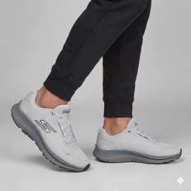 Skechers go run consistent 2.0 - fligh 41. Výkon, pohodlie a zodpovedný štýl Ľahký, moderný dizajn a ekologické materiály v jednom. Skechers GO RUN Consistent™ 2.0 je bežecká obuv, ktorá spája najmodernejšie technológie s udržateľnosťou, takže si počas tréningu užijete maximálnu podporu a budete mať dobrý pocit z ohľaduplného výberu. Vďaka inovatívnym funkciám si užijete efektívny došľap, skvelé odpruženie a celodenné pohodlie. Výhody:  Priedušná stielka Skechers Air-Cooled Goga Mat™ -  zaručuje vynikajúce odpruženie, vysokú návratnosť energie a maximálne pohodlie. Technológia M-Strike® -  pomáha optimalizovať váš krok a podporuje plynulý prechod od dopadu k odrazu. Medzipodrážka ULTRA LIGHT -  ľahká, citlivá a dokonale tlmiaca nárazy. Udržateľný dizajn -  zvršok obsahuje minimálne 20 % recyklovaných materiálov . Pohodlie na každom kroku -  parametrická konštrukcia medzipodrážky poskytuje podporu a stabilitu aj počas náročných tréningov. Praktická údržba -  obuv sa dá jednoducho prať v práčke, takže zostane svieža a čistá.   Bežte ľahšie, trénujte efektívnejšie a podporte udržateľnejšiu budúcnosť.Vrch - textília a syntetika  Ponúka výhodný pomer priedušnosti a odolnosti. Textília je dobre priedušná, ale zároveň ponúka zvýšenú odolnosť proti oderu a vplyvom. Je navyše na strategických miestach spevnená syntetickými prekryvmi, ktoré topánku spevňujú, robia ju odolnejšou a chránia tvoje nohy.Technológia Technológia Ultra Light™ od Skechers sa stará o to, aby sa vaše nohy cítili, akoby vážili pierko. Táto medzipodrážka je mimoriadne ľahká, no zároveň poskytuje dostatočné odpruženie a pružnosť, takže vaše kroky budú pohodlné aj na náročných chodníkoch. Umožňuje vám bežať alebo chodiť dlhší čas bez toho, aby ste mali pocit ťažkých nôh.