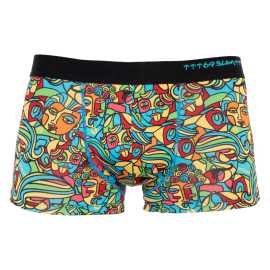 Pánske boxerky 69SLAM hip cubism mock S, trenky. Pánske boxerky 69SLAM hip mikrovlákno
Pánske boxerky 69SLAM hip sú predstaviteľom kratšieho vyhotovenia strihu. Tieto bláznivé boxerky „short“ uprednostňujú tí páni, ktorí nemajú radi materiál obtiahnutý okolo stehien, viac než je potrebné. Vyhotovenie bielizne vo variante mikro je nielen praktické, a navyše vďaka jeho vlastnostiam aj užitočné. Mikrovlákno je veľmi elastický materiál, vynikajúci svojou jemnosťou a hebkosťou. Je nadštandardne pružný, prispôsobivý a pohodlný. Veľkou devízou tohto materiálu sú krásne jasné a stále farby, ktoré neblednú. Nespôsobuje žiadne alergické reakcie, nedráždi pokožku a je veľmi odolný proti pôsobeniu baktérií. Tajomstvo sa skrýva v transferovom efekte, keď je vlhkosť prenášaná na vonkajšie vrstvy. Vďaka tomuto efektu bielizeň veľmi rýchlo schne a tým poskytuje nositeľovi komfort aj pri zvýšenej fyzickej námahe.