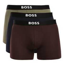 3PACK pánske boxerky BOSS viacfarebné (50544272 240) 3XL, trenky. Pánske boxerky BOSS - elegancia a pohodlie v jednom
Doprajte si dokonalé pohodlie a nadčasový štýl s pánskymi boxerkami BOSS. Tieto boxerky v sebe spájajú luxusný dizajn, precízne spracovanie a kvalitné materiály, aby ste sa cítili skvele po celý deň. Ideálna voľba na každodenné nosenie, pracovné stretnutia aj voľný čas.
Prémiový materiál pre maximálne pohodlie
Boxerky sú vyrobené z vysokokvalitnej zmesi bavlny a elastanu, ktorá poskytuje dokonalú kombináciu jemnosti, priedušnosti a pružnosti. Bavlna je jemná na dotyk, dobre odvádza vlhkosť a je vhodná pre citlivú pokožku. Boxerky sú dostatočne elastické, takže neobmedzujú v pohybe, prispôsobia sa vášmu telu bez nepríjemného zarezávania.
Štýlový dizajn a elegantný vzhľad
Klasický dizajn s decentným logom BOSS na tkanej elastickej časti dodáva boxerkám moderný a sofistikovaný vzhľad. Čisté línie a minimalistický štýl z nich robia univerzálny kúsok, ktorý oceníte pod oblek aj na bežné nosenie. Boxerky majú dlhšie nohavičky, ktoré zabraňujú nepríjemnému vyhrňovaniu a poskytujú väčšiu oporu. Priliehavý strih sa pekne prispôsobí postave, čo oceníte pri celodennom nosení aj aktívnom životnom štýle.
Prečo si boxerky BOSS zamilujete

Prvotriedna bavlna: Mäkké, priedušné a príjemné na telo.
Elastický pás s logom BOSS: Štýlové a pohodlné.
Dlhšie nohavičky: Ideálne pod oblek a na šport.
Pružný materiál: Dokonale sa prispôsobí vášmu telu.

Spodná bielizeň BOSS je povinnou výbavou všetkých štýlových mužov.
Značka BOSS vznikla odčlenením od známeho výrobcu oblečenia Hugo Boss ako línia výrobkov pre mužov, ktorí majú radi kvalitné kúsky a nadčasový vzhľad. Spodná bielizeň BOSS vyniká prvotriednym spracovaním a luxusnými materiálmi. V kombinácii s tlmenými farbami a jednoduchým vzhľadom sú ideálnou voľbou pre mužov, ktorí si chcú dopriať pohodlie počas celého dňa.
Ako sa starať o boxerky BOSS?
Aby si vaše nové boxerky zachovali svoj tvar a kvalitu čo najdlhšie, odporúčame dodržiavať tieto pokyny:

Pranie: Per na 30 °C s podobnými farbami a jemným pracím prostriedkom.
Sušenie: Môžeš ich sušiť v sušičke na nízku teplotu, ale pre dlhšiu životnosť odporúčame sušenie na vzduchu.
Žehlenie: Pokiaľ je potrebné, žehli na nízku teplotu.

Tip: Nájsť ten správny kus spodnej bielizne, ktorý vám dokonale padne, môže byť náročné. Keď ho nájdete, oplatí sa oň dobre starať, aby dlho vydržal. Tipy, ako to urobiť, nájdete v našom článku.