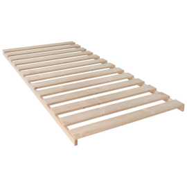 Ahorn LATKOVÝ ROŠT, (pre rám) 80/200 cm. **80X200 CM, NENASTAVITELNÝ - **13XLAT ZE SMRKU,S BOCNÍMI LI - **ŠTAMI,V:6CM,NOSNOST 140 KG Ako stabilná opora vytvorí tento rošt (cca 80 x 200 cm) z dreva skvelé zázemie pre regeneráciu počas spánku. Aké rozmery a akú nosnosť má tento rošt? plocha lôžka: cca 80 x 200 (Š x D) výška po zložení: cca 6 cm nosnosť: cca 140 kg Aký počet lamiel má tento model Tento rošt má integrované 13 lamely. Objavte tento rošt (plocha lôžka cca 80 x 200 cm ) doprajte svojmu telu komfort, ktorý si zaslúži. - **80X200 CM, NENASTAVITELNÝ - **13XLAT ZE SMRKU,S BOCNÍMI LI - **ŠTAMI,V:6CM,NOSNOST 140 KG
