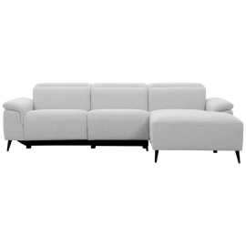 Xora ROHOVÁ SEDAČKA, drevo, kov, plast, textil, svetlosivá, sivobiela. TYP: RD3208RHF CHAISE, - POT: ŠEDOBIELA C180,VRÁTANE 3X - MAN.NAST.PODHL., ELEK. RELAX F ROHOVÁ SEDAČKA, drevo, kov, plast, textil, svetlosivá, sivobiela - TYP: RD3208RHF CHAISE, - POT: ŠEDOBIELA C180,VRÁTANE 3X - MAN.NAST.PODHL., ELEK. RELAX F