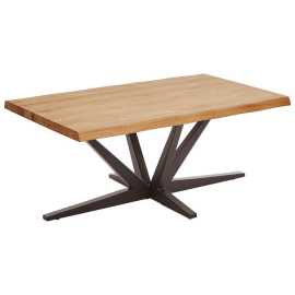 Linea Natura KONFERENČNÝ STOLÍK, čierna, farba duba, drevo, kov, 110/70/45 cm. DOSKA STOLU: MASÍVNY DUB - OLEJOVANÝ, RÁM: ČIERNY KOV - Š/V/H: 110/45/70 CM KONFERENČNÝ STOLÍK, čierna, farba duba, drevo, kov, 110/70/45 cm - DOSKA STOLU: MASÍVNY DUB - OLEJOVANÝ, RÁM: ČIERNY KOV - Š/V/H: 110/45/70 CM