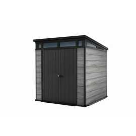 Ambia Garden ZÁHRADNÝ DOMČEK. TYP: 263851 - IMITÁCIA DREVA - SIVÁ, - VR.PODLÁŽKY,CCA 216/226/216 CM ZÁHRADNÝ DOMČEK - TYP: 263851 - IMITÁCIA DREVA - SIVÁ, - VR.PODLÁŽKY,CCA 216/226/216 CM
