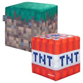 Minecraft ÚLOŽNÝ BOX NA SEDENIE viacfarebná. TYP:677230MC - SADA DVOH. GRASS,TNT - Š/V/H: CCA 35/35/35 ÚLOŽNÝ BOX NA SEDENIE viacfarebná - TYP:677230MC - SADA DVOH. GRASS,TNT - Š/V/H: CCA 35/35/35