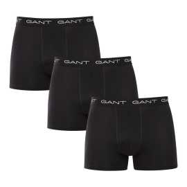 3PACK pánske boxerky Gant čierné (900023004-005) XXL, trenky. Štýl, ktorý vás nesklame – pánske boxerky GANT
Zvoľte pohodlie a nadčasový vzhľad s pánskymi boxerkami GANT v nadčasovej farebnej kombinácii. Značka GANT je synonymom kvality a štýlu a presne to vám tieto boxerky prinesú. Sú pohodlné na každodenné nosenie, skvele vyzerajú a budete sa v nich cítiť dokonale.
Prémiový materiál pre každodenné pohodlie
Boxerky sú ušité z kvalitnej zmesi bavlny a elastanu. Bavlna je jemná, priedušná a šetrná k pokožke, takže ti zabezpečí pohodlie pri celodennom nosení. Materiál je dostatočne pružný, takže boxerky sa perfektne prispôsobia tvojej postave a zostanú pohodlné aj pri pohybe.
Moderný dizajn do práce aj na rande
Jednoduchý dizajn dopĺňa vytkávaná guma v páse s logom GANT, ktorá je mäkká a nijako netlačí. Dlhšie nohavičky sú pohodlné pre všetky druhy pohybu, dlhšie sedenie aj cestovanie. Nadčasová farebná kombinácia je pre značku typická, tieto boxerky sa hodia doslova ku všetkému, zvýšia vaše sebavedomie na pracovnej porade aj večer v bare.
Prečo by ste mali boxerky GANT určite vyskúšať

Kvalitný materiál a pohodlný strih: Mäkká bavlna s elastanom zaisťuje pohodlie a skvelé prispôsobenie telu.
Štýlový dizajn: Klasická farebnosť a tkaný gumový pás s logom pôsobia elegantne a moderne.
Všestranné využitie: Ideálne na každodenné nosenie, do práce, na šport aj vo voľnom čase.

 
Spodná bielizeň GANT pre štýlových mužov
Značka GANT je už od roku 1949 synonymom precizného spracovania a kvalitných materiálov. Pôvodne začínala ako výrobca košieľ, dnes je jej sortiment oveľa širší a nájdete v ňom aj veľkú ponuku spodnej bielizne. Pánske boxerky vás potešia nielen svojou kvalitou, ktorá zaručuje pohodlie, ale aj sviežim moderným vzhľadom, ktorý vám bude slušať.
Ako sa starať o pánske boxerky GANT
Aby ti spodná bielizeň vydržala dlho v skvelom stave, odporúčame dodržiavať nasledujúce tipy.

Pranie: Per pri maximálnej teplote 40 °C. Použi jemný prací prostriedok a vyhni sa bielidlám alebo silným chemikáliám, ktoré by mohli poškodiť látku alebo gumu.
Sušenie: Boxerky môžete sušiť v sušičke – odporúčame nastaviť šetrný program na nižšiu teplotu. Tým zabránite prípadnému srážaniu alebo strate elasticity.
Žehlenie: Ak je to potrebné, môžete ich žehliť na nízku teplotu, ideálne naruby. Vyhnite sa žehleniu priamo cez gumu s logom, aby nedošlo k jej poškodeniu.

 
Tip: Niekedy je náročné nájsť správne spodné prádlo, ktoré vám perfektne sedí. Keď ho už nájdete, stojí za to sa oň dobre starať, aby vám vydržalo čo najdlhšie. Tipy, ako na to, nájdete v našom článku.