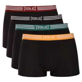 4PACK pánske boxerky Everlast čierne (BM034) M, trenky.
Doprajte si pohodlie, ktoré vás nesklame ani v rušnom dni.
Vysoko kvalitný materiál pre maximálne pohodlie
Boxerky sú vyrobené z bavlny a elastanu.
Bavlna je mäkká, priedušná a šetrná k pokožke.
Športový dizajn a priliehavý strih
Nadčasová farba je elegantná a univerzálna.
Ako sa starať o boxerky Everlast
Aby vaše boxerky zostali čo najdlhšie v dobrej kondícii, elastické a farebné, starajte sa o ne správne.

Pranie: Boxerky perte pri maximálnej teplote 40 °C.
Sušenie: Boxerky nie sú vhodné na sušenie v sušičke.
Žehlenie: Boxerky sa nesmú žehliť.