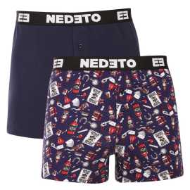 2PACK pánske trenky Nedeto viacfarebné (2NGV02) XXL, trenírky.
Zabezpečte si celodenné pohodlie s pánskymi boxerkami Nedeto.
Pánske bavlnené boxerky pre dokonalý pocit na tele
Boxerky Nedeto sú vyrobené z bavlny a elastanu, čo zaručuje ich výnimočnú mäkkosť a priedušnosť.
Praktický dizajn pre všetkých moderných mužov
Boxerky Nedeto majú voľnejší strih, ktorý vám poskytuje maximálnu voľnosť pohybu.
Tieto vlastnosti boxeriek Nedeto oceníte každý deň

Voľný strih: Ideálny pre pohodlné celodenné nosenie bez pocitu obmedzenia.


Tkaná guma: Silná a pohodlná guma, ktorá drží boxerky na mieste bez zvierania.


Skvelý pomer ceny a kvality: Získate niekoľko kusov kvalitného spodného prádla za nízku cenu.

Česká značka Nedeto sa zameriava na kvalitu
Všetci nosíme spodné prádlo Nedeto, pretože si ho vyrábame sami.
Ako sa starať o boxerky Nedeto, aby vám vydržali čo najdlhšie
Aby vaše nové obľúbené boxerky Nedeto vydržali čo najdlhšie, odporúčame dodržiavať niekoľko jednoduchých pravidiel.

Pranie: Boxerky môžete bez obáv prať v práčke na 30 °C.


Žehlenie: Boxerky Nedeto môžete aj žehliť – odporúčame strednú teplotu a žehlenie na rubovej strane.


Sušenie: Nie je vhodné na sušenie v sušičke.

Tip: Nájdenie obľúbeného spodného prádla môže byť niekedy dlhý proces, preto chceme, aby vaše obľúbené kúsky vydržali čo najdlhšie.