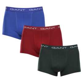 3PACK pánske boxerky Gant viacfarebné (902333003-374) M, trenky.
Stavte na pohodlie a nadčasový vzhľad s pánskymi boxerkami GANT v nadčasovej farebnej kombinácii.
Prvotriedny materiál pre každodenné pohodlie
Boxerky sú vyrobené z kvalitnej zmesi bavlny a elastanu.
Moderný dizajn do práce aj na večerné rande
Jednoduchý dizajn dopĺňa vytkávaná guma v páse s logom GANT, ktorý je mäkký a netlačí.
Prečo by ste určite mali vyskúšať boxerky GANT

Kvalitný materiál a pohodlný strih:Mäkká bavlna s elastanom zaručuje pohodlie a skvelý strih.
Štýlový minimalistický dizajn: Klasické farebné prevedenie a vyšívané elastické logo pôsobia elegantne a moderne.
Univerzálnosť: Ideálne na každodenné nosenie, do práce, na šport aj na voľný čas.

Spodná bielizeň GANT pre štýlových mužov
Od roku 1949 je značka GANT synonymom precízneho remeselného spracovania a kvalitných materiálov.
Ako sa starať o pánske boxerky GANT
Aby vám spodná bielizeň dlho vydržala v skvelom stave, odporúčame dodržiavať tieto tipy.

Perte: Per ich pri maximálnej teplote 40 °C.
Sušenie: Boxerky môžeš sušiť v sušičke - odporúčame nastaviť šetrný program na nižšiu teplotu.
Žehlenie: Ak je to potrebné, môžeš ich žehliť na nízku teplotu, ideálne naruby.

Tip: Nájsť ten správny kus spodnej bielizne, ktorý vám dokonale padne, môže byť náročné.