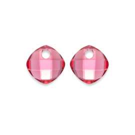 Sparkling Jewels Prívesky na náušnice z fuchsiového kremeňa EAGEM51-CC.