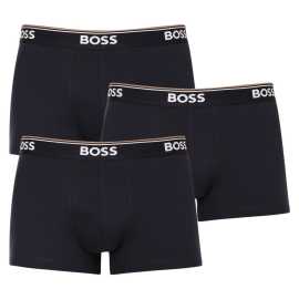 3PACK moške boksarice BOSS temno modre (50475274 480) XL.
Privoščite si popolno udobje in brezčasen slog z moškimi boksericami BOSS.
Vrhunski material za maksimalno udobje
Bokserice so izdelane iz visokokakovostne mešanice bombaža in elastana, ki zagotavlja popolno kombinacijo mehkobe, zračnosti in elastičnosti.
Elegantna zasnova in eleganten videz
Klasična zasnova s subtilnim logotipom BOSS na tkani gumi daje bokserkam sodoben in prefinjen videz.
Zakaj vam bodo bokserice BOSS všeč

Premium bombaž: Mehka, zračna in udobna za telo.
Elastičen pas z logotipom BOSS: Elegantno in udobno.
Daljše hlačke: Idealen je pod obleko in za šport.
Prilagodljiv material: Popolnoma se prilagodi vašemu telesu.

Spodnje perilo BOSS bo všeč vsem elegantnim moškim
Blagovna znamka BOSS je nastala iz znanega proizvajalca oblačil Hugo Boss kot linija izdelkov za moške, ki imajo radi kakovostne kose in brezčasen videz.
Kako skrbeti za bokserje BOSS?
Če želite zagotoviti, da bodo vaše nove boksarice čim dlje ohranile svojo obliko in kakovost, priporočamo, da upoštevate naslednje smernice:

Pralnica: Perite pri 40 °C s podobnimi barvami in blagim pralnim sredstvom.
Sušenje: Lahko jih sušite v sušilnem stroju na nizki stopnji, vendar priporočamo sušenje na zraku za daljšo življenjsko dobo.
Likanje: Po potrebi likanje izvajajte na nizki temperaturi.

Nasvet: Iskanje pravega spodnjega perila, ki se vam popolnoma prilega, je lahko izziv.