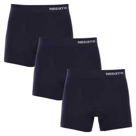 3PACK Moške boksarice Nedeto brezšivne bambusove modre (3NDTB002S) XXL.
Klasične črne boksarice za vsako garderobo

Moške boksarice Nedeto z daljšo nogavico zagotavljajo popolno udobje za vsakodnevno nošenje, ne glede na to, ali vas čaka pomemben delovni sestanek ali plezanje.
Češka blagovna znamka Nedeto stavi na kakovost

Vsi nosimo boksarice Nedeto, ker smo jih izdelali sami.