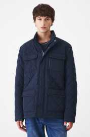 Bunda Medicine pánska, tmavomodrá farba, zimná.