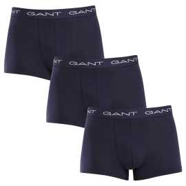 3PACK Boxers pour hommes Gant bleu (900013003-410) M.
Misez sur le confort et un look intemporel avec le boxer pour homme de GANT dans une combinaison de couleurs intemporelle.
Matériau de première qualité pour un confort quotidien
Le boxer est fabriqué dans un mélange de coton et d'élasthanne de haute qualité.
Design moderne pour le travail et les sorties nocturnes
Le design simple est complété par une ceinture avec le logo GANT, qui est douce et ne presse pas.
Pourquoi vous devez absolument essayer les caleçons GANT

Matière de qualité et coupe confortable: Le coton doux et l'élasthanne garantissent le confort et une bonne coupe.
Design minimaliste et élégant: La palette de couleurs classique et le logo en caoutchouc sont élégants et modernes.
Utilisation polyvalente: Idéal pour la vie quotidienne, le travail, le sport et les loisirs.

Sous-vêtements GANT pour hommes élégants
Depuis 1949, la marque GANT est synonyme de travail de précision et de matériaux de qualité.
Comment entretenir les boxers GANT pour hommes ?
Pour que votre linge reste longtemps en bon état, nous vous recommandons les conseils suivants.

Blanchisserie : Le stylo est à une température maximale de 40 °C.
Séchage : Vous pouvez sécher vos boxers au sèche-linge - nous vous recommandons de régler le programme doux à une température plus basse.
Repassage : Si nécessaire, vous pouvez les repasser à basse température, idéalement à l'envers.

Conseil : Trouver le sous-vêtement qui vous convient parfaitement peut s'avérer difficile.