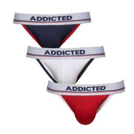 3PACK pánske jocksy Addicted viacfarebné (AD1010P-3COL) M.
Zvodné jocksy Addicted pre odvážnych mužov
Sexi pánske jocksy Addicted sú ideálnou voľbou pre mužov, ktorí chcú do svojho šatníka vniesť trochu extravagancie.
Addicted prináša do pánskeho šatníka zvodnosť
Značka spodnej bielizne Addicted sa špecializuje na spodnú bielizeň pre mužov, ktorú ocenia nielen muži.