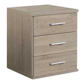 MID.YOU NOČNÝ STOLÍK, farba duba, 46/55/40 cm.