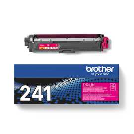 Brother TN-241M purpurový (magenta) originálny toner.
Prečo kúpiť našu originálnu náplň?



Originálny toner = záruka priamo od výrobcu tlačiarne
100% použitie v tlačiarni - bezproblémové fungovanie s vašou tlačiarňou
Použitím originálnej náplne predlžujete životnosť tlačiarne
Osvedčená špičková kvalita - vysokokvalitná a spoľahlivá tlač originálnou tlačovou kazetou od prvej do poslednej stránky
Trvalé a profesionálne výsledky tlače - dlhodobá udržateľnosť tlače
Kratšie zdržanie pri tlači stránok
Garancia Vašej spokojnosti pri použití našej originálnej náplne
Zabezpečujeme bezplatnú recykláciu originálnych náplní
Zlyhanie náplne v menej ako 1% prípadov
Jednoduchá a rýchla výmena náplne

Kód výrobcu: TN241M