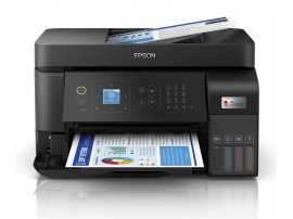 Epson EcoTank L5590 C11CK57403 atramentová multifunkcia.
PRODUKTOVÉ ŠPECIFIKÁCIE

TECHNOLÓGIA
Metóda tlače: Tlačová hlava PrecisionCore™
Min.
Atramentová technológia: Atrament na báze farbív
Tlačové rozlíšenie: 4.800 x 1.200 dpi
TLAČ
Max.
Farby: Čierna, Azúrová, Žltá, Purpurová
SKENOVANIE
Skenovacie rozlíšenie: 1.200 dpi x 2.400 dpi (horizontálne x vertikálne)
Typ skenera: Contact image sensor (CIS)
FAXOVANIE
Rýchle voľby faxových čísel (max.): 100 mená a čísla
Pamäť na stránky: až 100 strán (ITU-T, tabuľka č.
Faxové funkcie: Faxovanie z PC, Automatické opakovanie, Adresár, Rozosielanie faxu, Prijatie prieskumu
SPRACOVANIE PAPIERA/MÉDIÍ
Počet zásobníkov papiera: 1
Formáty papiera: A4 (21.0 x 29,7 cm), A5 (14,8 x 21,0 cm), A6 (10,5 x 14,8 cm), B5, B6, C6 (obálka), DL (obálka), No.
Automatický podávač dokumentov: 30 Strany
Kapacita vstupného zásobníka: 100 Listy Štandardné
Spracovanie médií: Tlač bez okrajov (do veľkosti 10 x 15 cm)
VŠEOBECNÉ INFORMÁCIE
Spotreba energie: 12 W (samostatné kopírovanie, vzor ISO/IEC 24712), 0,9 W (úsporný režim), 7,1 W Pripravené, 0,2W (vypnutie), TEC 0,14 kWh/week
Rozmery výrobku: 375 x 347 x 237 mm (šírka x hĺbka x výška)
Hmotnosť výrobku: 5,2 kg
kompatibilné operačné systémy: Mac OS 10.9.x, Ubuntu 16.04 LTS, Windows 11, Windows 7 (32/64 bit), Windows 8 (32/64 bitová verzia), Windows 8.1 (32/64 bit), Windows Server 2003 R2 x64, Windows Server 2012 R2, Windows Server 2016, Windows Vista (32/64-bitová verzia), Windows XP SP3 alebo later (32-bit), macOS 11 alebo later
Obsiahnutý softvér: Epson Event Manager, Epson Fax Utility, Epson Photo+, Epson ScanSmart WLAN zabezpečenie WEP 64 Bit, WEP 128 Bit, WPA PSK (TKIP), WPA2 PSK (AES), WPA3-SAE (AES)
Tlač z mobilných zariadení a tlač do cloudu: Apple AirPrint, Mopria, Epson Smart Panel App, Epson Creative Print App, Epson Connect (Email Print, Remote Print Driver)
Bezplatnú predĺženú záruku získate registráciou na webovej stránke spoločnosti Epson. 
!