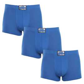 3PACK pánske boxerky Styx klasická guma modré (3Q1167) XXL, trenky.
Hľadáte dokonalú kombináciu pohodlia, štýlu a kvality?
Prvotriedny materiál pre dokonalé pohodlie
Tieto boxerky sú vyrobené z jedinečnej zmesi bavlny, modalu a elastanu.
Perfektne padnúce a pohodlné klasické elastické
Pánske boxerky Styx majú kratšie nohavičky, ktoré sa nikdy nevyhrnú a poskytujú maximálnu voľnosť pohybu.
Prečo si boxerky Styx zamilujete

Prvotriedna kombinácia bavlny a modalu: Mäkká, priedušná a príjemná na telo.
Kratšie nohavičky: Žiadne vyhrňovanie a maximálna voľnosť pohybu.
Klasický elastický pás: Netlačí, ale drží ich pevne na mieste.
Vhodné na bežné nosenie a šport: Skvelá voľba pre aktívnych mužov.
Vyrobené v ČR: Česká kvalita a precízne spracovanie.

Spodná bielizeň Styx patrí medzi najobľúbenejšie.
Česká značka Styx je medzi zákazníkmi známa najmä vďaka spodnej bielizni s neotrelými vzormi vo výrazných farbách.
Ako sa starať o boxerky Styx?
Aby vám obľúbené boxerky dlho vydržali, odporúčame nasledujúce tipy:

Pranie: Odporúčame prať na 30 ° C, aby si materiál zachoval svoju jemnosť a elasticitu.
Sušenie: Nevhodné do sušičky, aby sa predišlo strate pružnosti a poškodeniu vlákien.
Žehlenie: Pokiaľ je potrebné, je možné žehliť na nízku teplotu, ale odporúčame žehliť naruby.

Tip: Nájsť ten správny kus spodnej bielizne, ktorý vám dokonale padne, môže byť náročné.