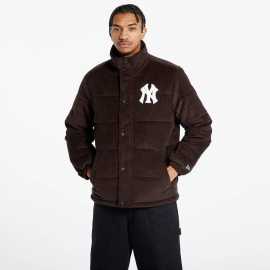 Bunda New Era New York Yankees MLB Brown Puffer Jacket UNISEX Nfl Brown Suede/ White S.