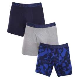 3PACK pánske boxerky Under Armour viacfarebné (1383890 400) L, trenky.
Keď ide o spodnú bielizeň pre aktívny životný štýl, nemal by si robiť kompromisy.
Príjemný materiál pre aktívny životný štýl
Boxerky sú vyrobené z kvalitnej zmesi bavlny, polyesteru a spandexu.
Funkčný dizajn pre štýlových mužov
Jednoduchý, ale výrazný vzhľad s dominantným vytkaným pásom s logom v kontrastnej farbe dodáva boxerkám športový a moderný charakter.
Prečo by si mal vyskúšať boxerky Under Armour

Vyvážená zmes materiálov: Priedušný, rýchloschnúci a elastický materiál s príjemným pocitom na tele.
Dlhšie nohavice a športový strih: Maximálny komfort bez trenia a s plnou voľnosťou pohybu.
Výrazný dizajn s logom Under Armour: Štýl, ktorý vás bude baviť každý deň.

Spodná bielizeň Under Armour vás podporí pri akejkoľvek aktivite
Spodná bielizeň Under Armour je navrhnutá tak, aby ti umožnila podávať životné výkony – a nezáleží na tom, či sa chystáš na horolezeckú výpravu alebo na náročnú pracovnú schôdzku.
Ako sa starať o boxerky Under Armour
Aby ti obľúbené boxerky vydržali dlho v perfektnom stave, odporúčame dodržiavať nasledujúce pokyny.

Pranie: Per boxerky na 30 ° C, ideálne naruby.
Sušenie: Neodporúčame sušiť v sušičke – vysoké teploty by mohli poškodiť elastické vlákna a skrátiť životnosť produktu.
Žehlenie: Nežehli – boxerky to nepotrebujú, a žehlením by si mohol poškodiť štruktúru materiálu.

Tip: Tvoje obľúbené spodné prádlo si zaslúži jemné zaobchádzanie.