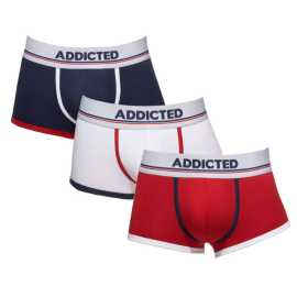 3PACK Herren-Boxershorts Addicted mehrfarbig (AD1009P-3COL) S.
Sexy Boxershorts für verführerische Männer
Boxershorts für Männer sind eine der beliebtesten Arten von Unterwäsche.
Addicted bringt Verführungskraft in die Herrengarderobe
Die Wäschemarke Addicted hat sich auf Unterwäsche für Männer spezialisiert, die nicht nur von Männern geschätzt wird.