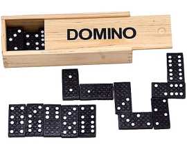 DOMINO v drevenej krabičke