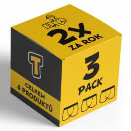 2x 3PACK boxer da uomo  gomma sportiva - abbonamento trimestrale semestrale Nedeto S.
I pugili Nedeto non vi deluderanno mai
Noi di Nedeto.it crediamo che la lingerie di lusso non debba per forza costare una fortuna.
Cosa si ottiene con l'abbonamento semestrale?

Basta un solo ordine e non dovrete preoccuparvi di fare acquisti per un anno intero.


Ad un prezzo vantaggioso avrete 6 pezzi di boxer Nedeto eleganti e confortevoli.


Ogni 3 mesi, vi consegneremo a casa un pacchetto supercarico di 3 capi di lingerie.
Basta effettuare un ordine ed entro 2 giorni lavorativi riceverete la prima confezione da 3 boxer, poi 3 mesi dopo, il primo giorno lavorativo del mese, vi invieremo un'altra confezione per 6 mesi.


Le spese di spedizione sono gratuite nell'ambito dell'abbonamento.


Un abbonamento alla lingerie Nedeto vi renderà felici anche come regalo di Natale o di compleanno.