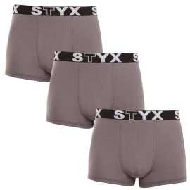 3PACK pánske boxerky Styx športová guma nadrozmer tmavo sivé (R10636363) 3XL, trenky.
Boxerky Styx sú skvelou voľbou, ak máte radi pohodlné a kvalitné pánske spodné prádlo.
Boxerky Styx s prívlastkom 