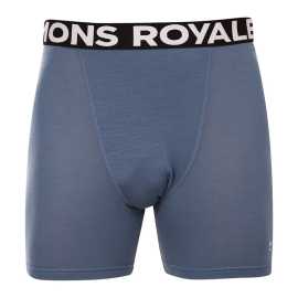 Boxers pour hommes Mons Royale merino bleu (100088-1169-376) M.
Misez sur des sous-vêtements qui vous suivront dans toutes les situations.
Matériau fonctionnel de première qualité pour toutes les situations
La laine mérinos est un miracle de la nature : elle est antibactérienne, thermorégulatrice et incroyablement confortable pour la peau.
Style minimaliste et coupe pratique
Le design monochrome est subtil, polyvalent et convient à toutes les occasions.
Pourquoi choisir les boxers Mons Royale

Capacités de thermorégulation - chaleur en hiver, fraîcheur en été.
Ils évacuent la transpiration et ne sentent pas, même après un port prolongé.
Matériau durable avec une longue durée de vie, hypoallergénique et doux même pour les peaux sensibles.
Un design élégant et une adaptation parfaite à un mode de vie actif.

Les sous-vêtements Mons Royale sont un excellent choix pour tous les jours.
Des sous-vêtements fonctionnels en laine mérinos - c'est Mons Royale.
Comment entretenir votre boxer Mons Royale
Pour que votre linge reste longtemps en bon état, nous vous recommandons les conseils suivants.

Blanchisserie : Laver à une température maximale de 40 °C.
Séchage : Ne le séchez pas dans le sèche-linge.
Repassage : Oui, mais à basse température.

Conseil : Vos sous-vêtements préférés méritent un traitement en douceur.