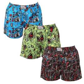 3PACK Styx damesslaapshort multicolour (3DTD14183) S.
Trakteer jezelf op ultiem comfort en stijl, zelfs tijdens warme nachten, met de Styx damesslaapshort.
Eersteklas materiaal dat je zal verwennen
De shorts zijn gemaakt van katoensatijn, dat de zachtheid van satijn combineert met het ademende vermogen en natuurlijke comfort van katoen.
Comfortabele pasvorm en leuk ontwerp
Styx damesshorts geven je een lossere pasvorm die perfect is voor ongestoord slapen en comfort thuis.
Waarom kiezen voor Styx sleep shorts

Eersteklas materiaal: Katoen-satijn voor zachtheid en ademend vermogen.
Comfortabele pasvorm: Bewegingsvrijheid en maximaal comfort tijdens het slapen.
Gemaakt in Tsjechië: Steun voor lokale productie en kwaliteitsgarantie.

Kwaliteit uit Tsjechië, dat is Styx ondergoed
Styx ondergoed wordt volledig gemaakt in Tsjechië.
Hoe verzorg je een Styx short?
Volg deze aanbevelingen om ervoor te zorgen dat je korte broek zo lang mogelijk in perfecte staat blijft:

Wasgoed: Wassen op maximaal 30 °C met een mild wasmiddel.
Drogen: Een wasdroger wordt niet aanbevolen - laat het aan de lucht drogen.
Strijken: Kan gestreken worden op lage temperatuur om een glad uiterlijk te behouden.

Tip: Word een expert in lingerieonderhoud met het advies in ons artikel en geef je favoriete lingerie de zorg die ze verdient.
