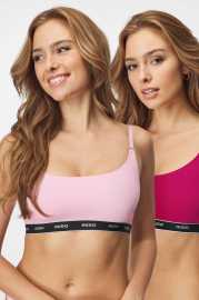 2PACK Podprsenka HUGO Twin Bralette.