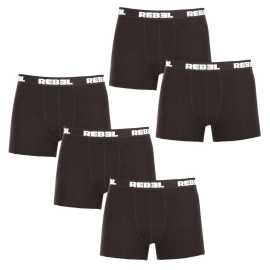 5PACK pánske boxerky Nedeto Rebel čierne (5NBR001) 3XL, trenky.
Hľadáte kvalitné, ale zároveň cenovo dostupné boxerky?
Boxerky Nedeto sú vyrobené z príjemného materiálu, majú moderný strih, ktorý perfektne padne na každodenné nosenie.