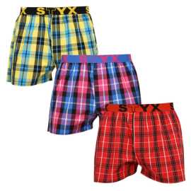 3PACK pánske trenky Styx športová guma viacfarebné (B9313233) XXL, trenírky.
Hľadáte šortky, ktoré v sebe spájajú štýl, pohodlie a prvotriednu kvalitu?
Vysokokvalitná bavlna pre dokonalé pohodlie
Šortky sú vyrobené z prvotriednej 100 % bavlny, ktorá je nielen mäkká na dotyk, ale aj úžasne priedušná.
Klasický strih a moderný vzhľad
Vďaka voľnému strihu sa v týchto šortkách budete cítiť úplne pohodlne, pretože poskytujú dostatok priestoru na prirodzený pohyb.
Prečo by ste určite mali vyskúšať šortky Styx

100 % bavlna pre maximálne pohodlie: Šortky sú vyrobené z vysokokvalitnej bavlny, ktorá je mäkká, priedušná a jemná k pokožke, čo zaručuje pohodlie počas celého dňa.
Športový tkaný elastický: Pevná, ale pohodlná guma s logom Styx drží šortky na mieste bez nepríjemného zarezávania alebo uvoľňovania.
Česká výroba a kvalitné spracovanie: Styx je tradičná česká značka, ktorá sa pýši precíznym spracovaním, odolnosťou a dlhou životnosťou výrobkov.

Česká značka Styx ponúka zábavu aj prvotriednu kvalitu
Spodnú bielizeň Styx si obľúbia najmä tí, pre ktorých je dôležitá individualita.
Ako sa starať o šortky Styx?
Aby ste si šortky udržali dlho v skvelej kondícii, odporúčame dodržiavať tieto tipy.

Pranie: Odporúčame prať pri teplote 30 °C, aby si bavlna zachovala svoju mäkkosť a farby zostali sýte.
Sušička: Sušenie v sušičke sa neodporúča, aby sa materiál nezrazil.
Žehlenie: Bavlnu je možné žehliť, ale odporúča sa nižšia teplota, aby nedošlo k poškodeniu látky.

Tip: Staňte sa expertom na údržbu spodnej bielizne vďaka radám v našom článku a doprajte svojim obľúbeným kúskom starostlivosť, ktorú si zaslúžia.