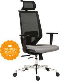 ANTARES kancelárska stolička EDGE sivá.