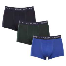 3PACK Herren Klassische Boxershorts Gant mehrfarbig (902333003-436) 3XL.
Setzen Sie auf Komfort und einen zeitlosen Look mit den Herren-Boxershorts von GANT in einer zeitlosen Farbkombination.
Hochwertiges Material für täglichen Komfort
Die Boxershorts sind aus einer hochwertigen Baumwoll-Elastan-Mischung gefertigt.
Modernes Design für die Arbeit und das Date am Abend
Das schlichte Design wird durch einen Bund mit dem GANT-Logo ergänzt, der weich ist und nicht drückt.
Warum Sie unbedingt GANT Boxershorts ausprobieren sollten

Hochwertiges Material und bequeme Passform: Weiche Baumwolle mit Elastan sorgt für Komfort und eine gute Passform.
Elegantes, minimalistisches Design: Das klassische Farbschema und der Logogummi wirken elegant und modern.
Vielseitig einsetzbar: Ideal für Alltag, Arbeit, Sport und Freizeit.

GANT Unterwäsche für stilvolle Männer
Seit 1949 ist die Marke GANT ein Synonym für präzise Verarbeitung und hochwertige Materialien.
Pflegehinweise für GANT Herren-Boxershorts
Damit Ihre Wäsche lange in gutem Zustand bleibt, empfehlen wir die folgenden Tipps.

Waschen: Der Stift hat eine Höchsttemperatur von 40 °C.
Trocknen: Sie können Ihre Boxershorts im Wäschetrockner trocknen - wir empfehlen, das Schonprogramm auf eine niedrigere Temperatur einzustellen.
Bügeln: Falls erforderlich, können Sie sie bei niedriger Temperatur bügeln, am besten von innen nach außen.

Tip: Es kann schwierig sein, die richtige Unterwäsche zu finden, die perfekt sitzt.